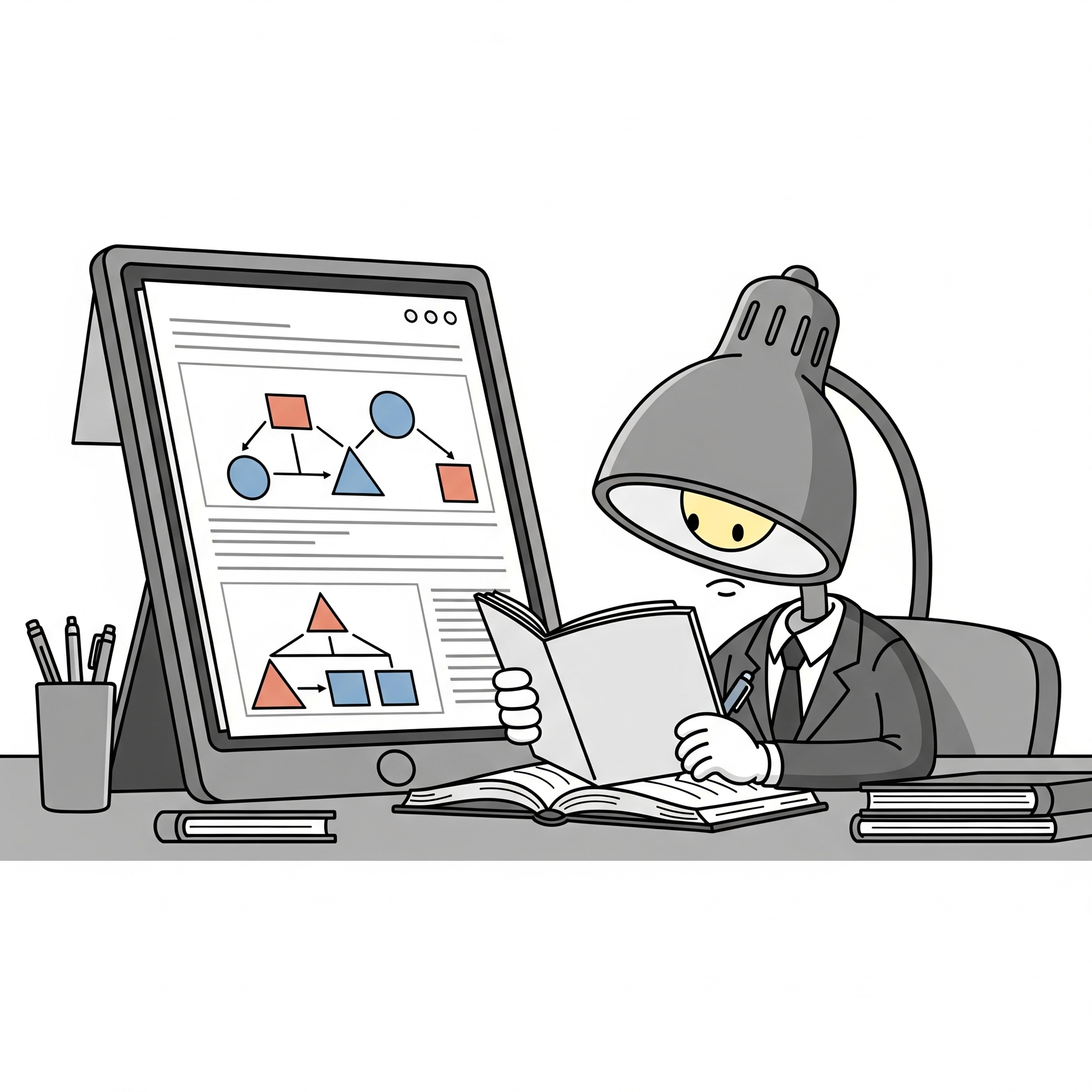 Estudiante estudiando con apuntes optimizados