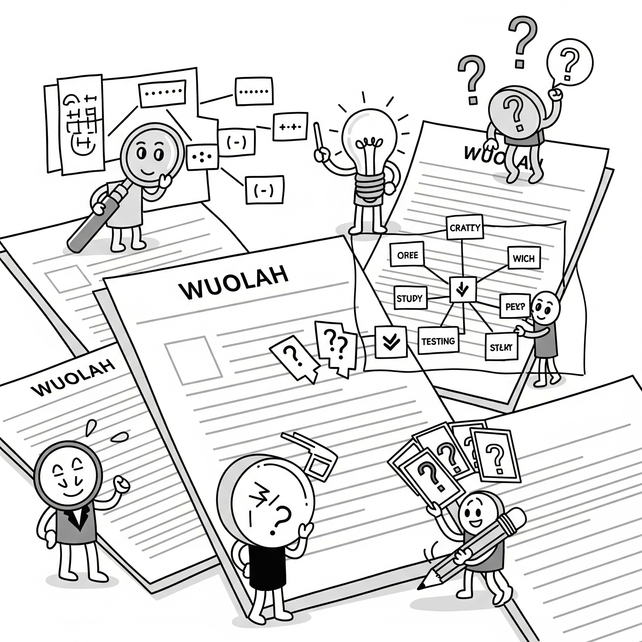 Diferentes técnicas de estudio aplicadas a apuntes de Wuolah